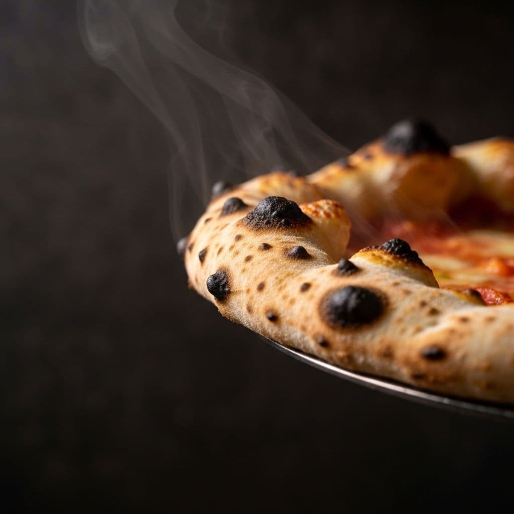 Cornicione alveolato della pizza Mezzaluna